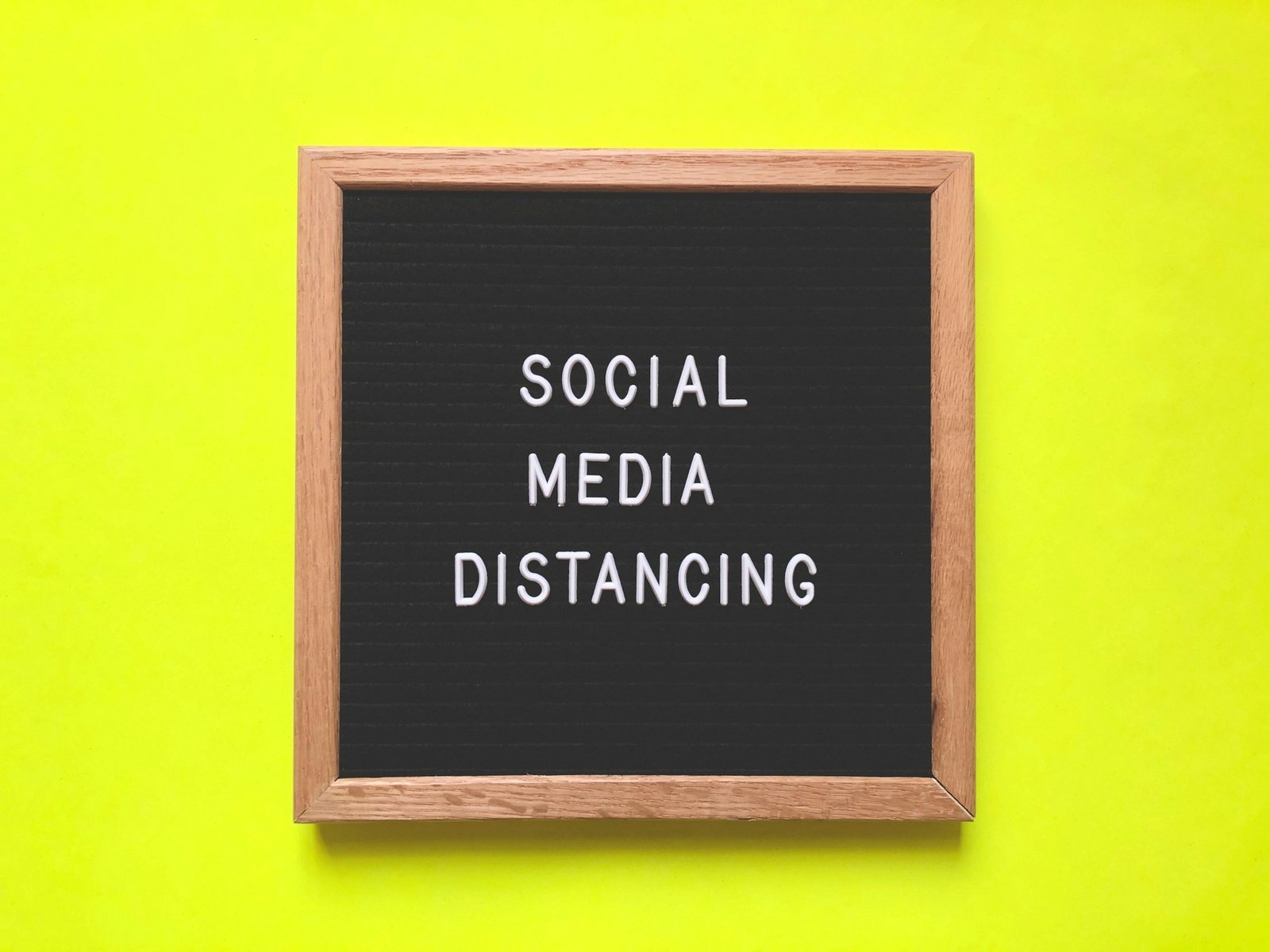 Social media distancing